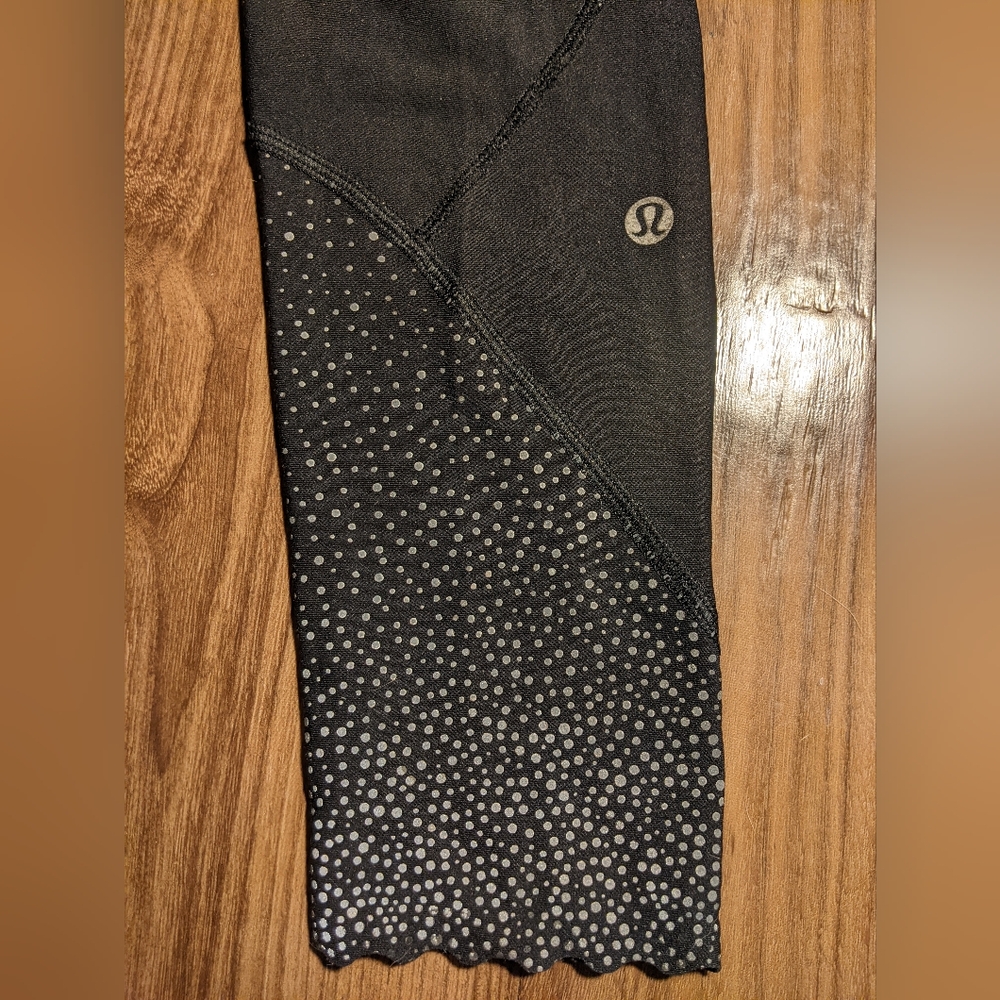 Lululemon - Tight Stuff Tight II *25" Scalloped W5ALBS | Size 4 | Black - Picture 5 of 14